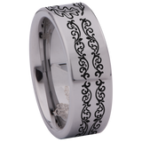 Oakleaf Knotwork Tungsten Carbide Ring