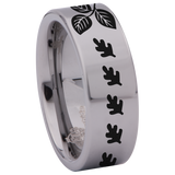 Leaf Tungsten Carbide Ring