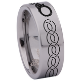 Handcuff Tungsten Carbide Ring