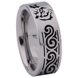 Tiger Eye Style 2 Tungsten Carbide Ring