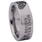 Family Love Tungsten Carbide Ring