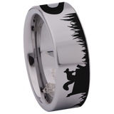 Squirrel Tungsten Carbide Ring