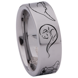 Otter Tungsten Carbide Ring