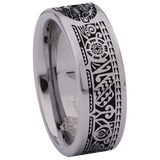 Polynesian Tungsten Carbide Ring