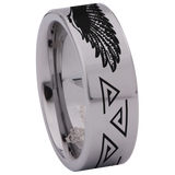 Eagle Wings Tungsten Carbide Ring