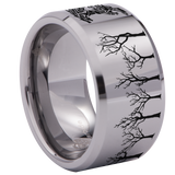 Tribal Werewolf Tungsten Carbide Ring