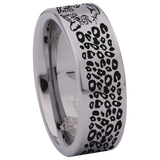 Leopard Tungsten Carbide Ring