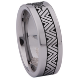 Mayan Tungsten Carbide Ring