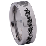 Celtic Dog Style 2 Tungsten Carbide Ring