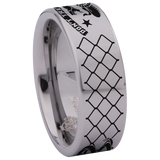 Don't Tread on Me Snake Tungsten Carbide Ring