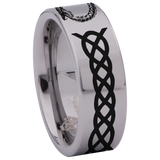 Ouroboros Tungsten Carbide Ring