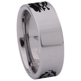 Pirate Skull Tungsten Carbide Ring