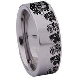 Mushroom Tungsten Carbide Ring