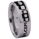 Photography Tungsten Carbide Ring
