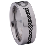 Celtic Tree of Life Tungsten Carbide Ring