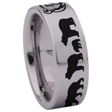 Roaring Bear Tungsten Carbide Ring