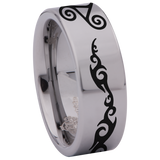 Triskele Tungsten Carbide Ring