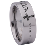 Matthew 28:20 Tungsten Carbide Ring