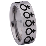 Venus Symbol Tungsten Carbide Ring