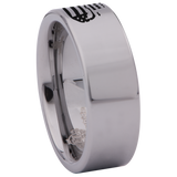 U.S. Military Skull Tungsten Carbide Ring