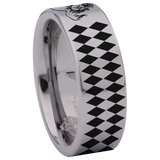 Jester Clown Tungsten Carbide Ring