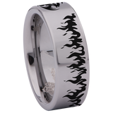 Dragon and Skull Tungsten Carbide Ring
