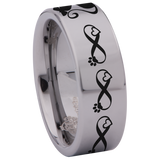 Mrs. Cat Couple Tungsten Carbide Ring