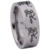 Flaming Horse Tungsten Carbide Ring