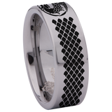 Dragon Scale Tungsten Carbide Ring
