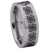 Celtic Wolf Paw Tungsten Carbide Ring