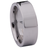 Crucifix Tungsten Carbide Ring