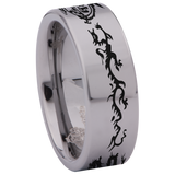 Chinese Dragon Tungsten Carbide Ring