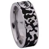 His and Her Camouflage Tungsten Carbide Ring