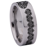 Heart Knot Tungsten Carbide Ring