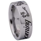 Celtic Butterfly Tungsten Carbide Ring