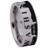 Washington DC Skyline Tungsten Carbide Ring