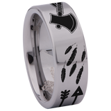 Tomahawk Tungsten Carbide Ring