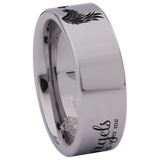 Angels Are Watching Over Me Tungsten Carbide Ring
