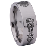 Celtic Dog Style 1 Tungsten Carbide Ring