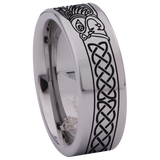 Celtic Dragon Style 2 Tungsten Carbide Ring