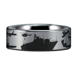 US Coast Guard Tungsten Carbide Ring