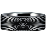 Eye of Providence Tungsten Carbide Ring