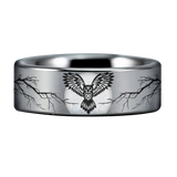 Owl Lovers Tungsten Carbide Ring