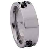 Soaring Double Eagle Tungsten Carbide Ring