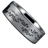 Buddhism Tungsten Carbide Ring