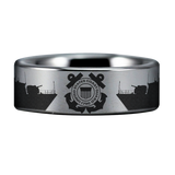 US Coast Guard Tungsten Carbide Ring