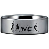 Dance Style 1 Tungsten Carbide Ring