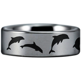 Dolphin Tungsten Carbide Ring