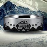 Slopes Calling Tungsten Carbide Ring