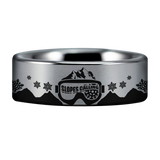 Slopes Calling Tungsten Carbide Ring